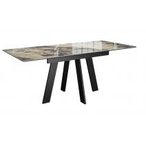  Стол DikLine SKM120 Керамика Amadeus/подстолье черное/опоры черные, фото 2 