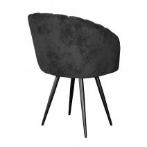  Стул DikLine 442 поворотный, M18 черный, ножки черные, фото 4 