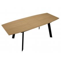  Стол DikLine XL160 Дуб Каселла натуральный, опоры черные, фото 7 