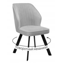  Стул DikLine 232 поворотный B22 GREY, ножки черные, фото 1 