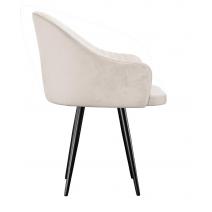  Стул DikLine 439 поворотный, C103 крем, ножки черные, фото 3 