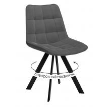  Стул DikLine 229 поворотный, B28 ANTRACITE, ножки черные, фото 1 