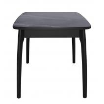  Стол DikLine MK15 Керамика Серый мрамор/подстолье черное/опоры черные, фото 2 