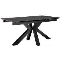  Стол DikLine SFE140 Керамика мрамор Бронза/подстолье черное/опоры черные (2 уп.), фото 1 