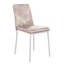  Стул DikLine 270 M02 бежевый, ножки белые, фото 1 