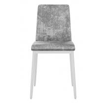  Стул DikLine 270 M13 светло-серый, ножки белые, фото 4 