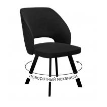  Стул DikLine 274 поворотный К21 черный, ножки черные, фото 1 