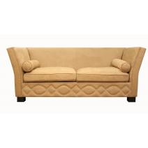  Прямой диван 3 места арт-деко Volte коричневый, фото 1 