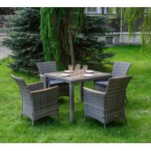  AMELIA обеденный комплект серого цвета на 4 персоны, фото 1 