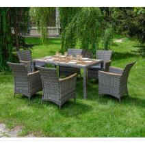  AMELIA обеденный комплект серого цвета на 6 персон, фото 1 