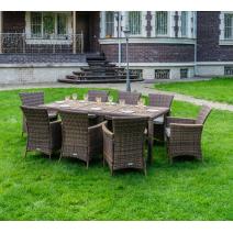  AMELIA обеденный комплект коричневого цвета на 8 персон, фото 1 