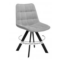  Стул DikLine 229 поворотный, B22 GREY, ножки черные, фото 1 