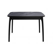  Стол DikLine MK15 Керамика Серый мрамор/подстолье черное/опоры черные, фото 4 