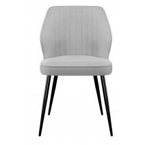  Стул DikLine 222M B22 GREY, ножки черные, фото 3 