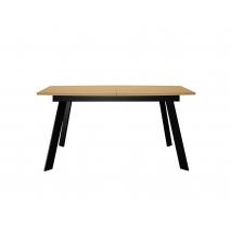  Стол DikLine XL160 Дуб Каселла натуральный, опоры черные, фото 3 