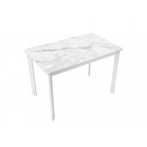  Стол DikLine LK110 Керамика Белый мрамор/подстолье белое/опоры белые, фото 7 