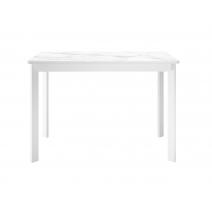  Стол DikLine LK110 Керамика Белый мрамор/подстолье белое/опоры белые, фото 3 