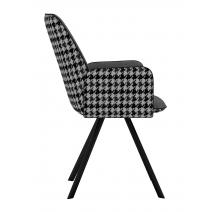  Стул DikLine 293 поворотный SB5/A3 серый, ножки черные, фото 3 