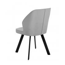  Стул DikLine 232 поворотный B22 GREY, ножки черные, фото 2 