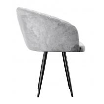  Стул DikLine 442 поворотный, M13 светло-серый, ножки черные, фото 3 