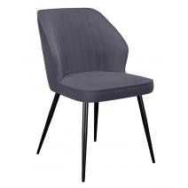  Стул DikLine 222M B28 ANTRACITE, ножки черные, фото 1 