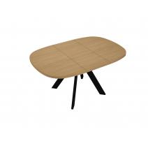  Стол DikLine B110 Дуб Каселла натуральный/опоры черные, фото 7 