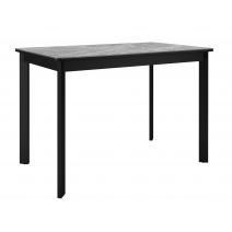  Стол DikLine LK110 Керамика Серый мрамор/подстолье черное/опоры черные, фото 1 