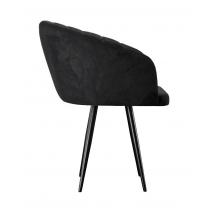  Стул DikLine 442 поворотный, M18 черный, ножки черные, фото 2 