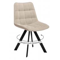  Стул DikLine 229 поворотный, B03 BEIGE, ножки черные, фото 1 