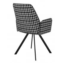  Стул DikLine 293 поворотный SB5/A3 серый, ножки черные, фото 2 