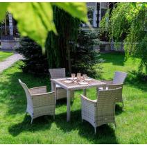  AMELIA обеденный комплект бежевого цвета на 4 персоны, фото 1 