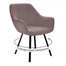  Стул DikLine 252 М поворотный, B5 LATTE, ножки черные, фото 1 