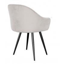  Стул DikLine 439 поворотный, C103 крем, ножки черные, фото 2 