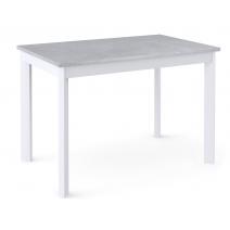  Стол Dikline L110 Бетон (ЛДСП EGGER)/Опоры белый, фото 1 