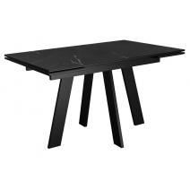  Стол DikLine SKM120 Керамика Черный мрамор/подстолье черное/опоры черные (2 уп.), фото 1 