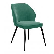  Стул DikLine 222М микровелюр Z39 авокадо, ножки черные, фото 1 