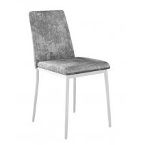  Стул DikLine 270 M13 светло-серый, ножки белые, фото 1 