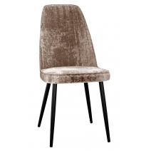  Стул DikLine 326 микровелюр M05 шоколад, ножки черные, фото 1 