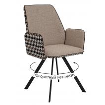  Стул DikLine 293 поворотный SB4/A2 бежевый, ножки черные, фото 1 