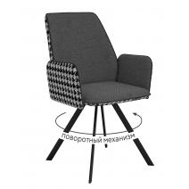  Стул DikLine 293 поворотный SB5/A3 серый, ножки черные, фото 1 