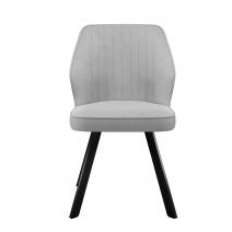  Стул DikLine 232 поворотный B22 GREY, ножки черные, фото 3 