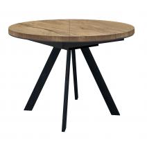  Стол DikLine RD100 Дуб Галифакс/опоры черные, фото 1 