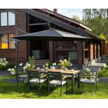  Зонт SKY BLACK круглый в комплекте с утяжелителями, фото 1 