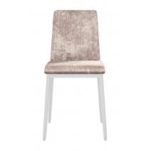  Стул DikLine 270 M02 бежевый, ножки белые, фото 4 