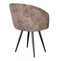  Стул DikLine 442 поворотный, M05 шоколад, ножки черные, фото 3 