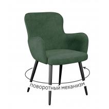  Стул DikLine 503 поворотный SB1 зеленый, ножки черные, фото 1 