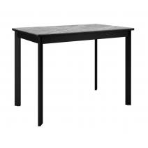  Стол DikLine LK90 Керамика Серый мрамор/подстолье черное/опоры черные, фото 1 