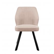  Стул DikLine 232 поворотный B03 BEIGE, ножки черные, фото 3 