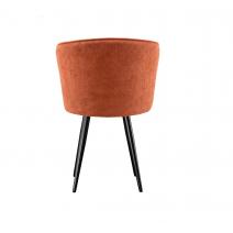  Стул DikLine 348 поворотный P09/L05 терракотовый, ножки черные, фото 4 