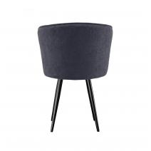  Стул DikLine 348 поворотный P15/L15 серый, ножки черные, фото 4 